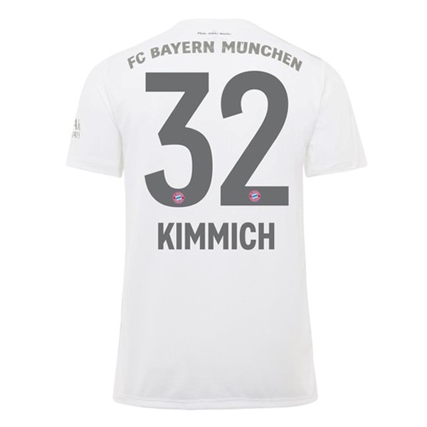 Camiseta Bayern Munich NO.32 Kimmich 2ª Kit 2019 2020 Blanco